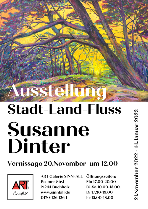 Einladung zur Ausstellung in der Artgalerie Sinnfall